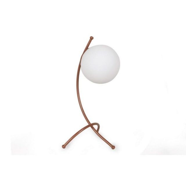 Bordslampa Melra Vit / Koppar