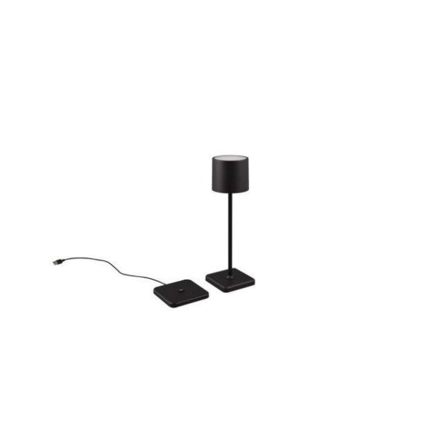 Bordslampa TRIO Fernandez Mattsvart