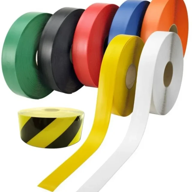 Ergomat DuraStripe Supreme Golvmarkeringstejp 30 m 7.5 cm, röd