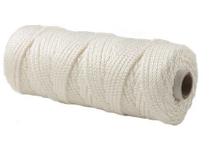 GARN KRYSSFLÄTAT NYLON 4MM VIT