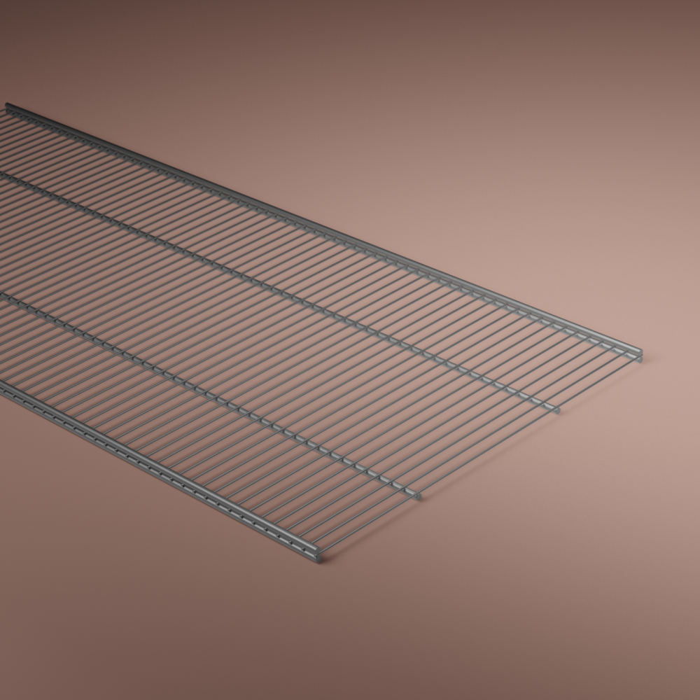 TRÅDHYLLA SILVER 916X405MM