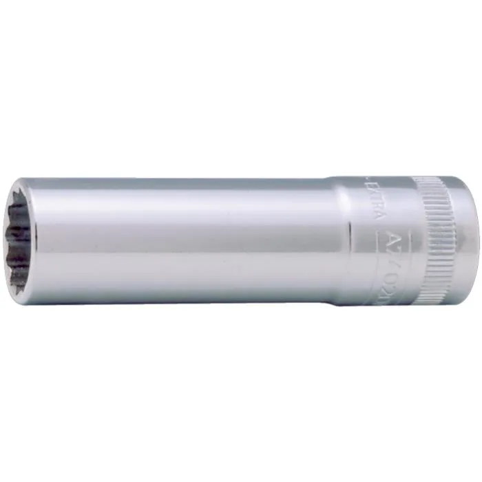 Bahco A7402DZ-3/8 Tolvkanthylsa 3/8", lång modell, tum 3/8" - Bild 2