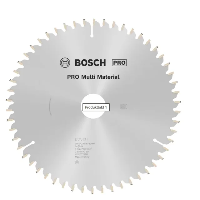 Bosch MULTI 2608640511 Cirkelsågklinga 210x2.4x30 mm, 54T