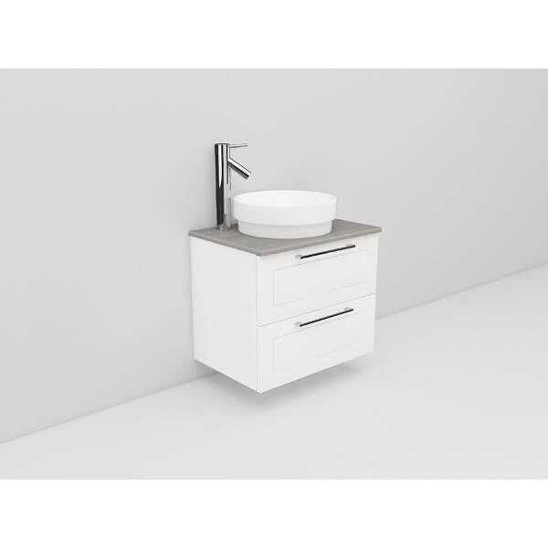 Badrumsmöbel Flexline Modell 12 60cm, Vit, Ram | Stuvbutiken