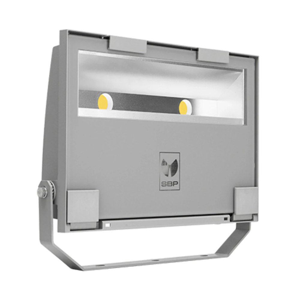 Strålkastare Guell 2 Asymmetrisk 120W 220-240V 8934lm 4000K IP66 Grå Scan Interlight