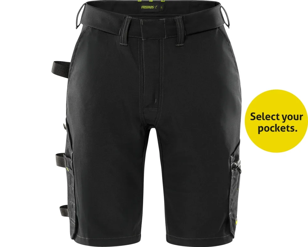 Fristads 2804 GHST Flex Arbetsshorts svart, dam 36