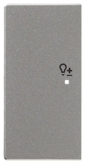 ABB Impressivo 6220-0-0165 Enkelvippa dimmer, vänster Aluminium - Bild 2