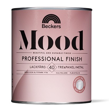 LACKFÄRG MOOD 40 VIT 0,75L PROFESSIONAL FINISH