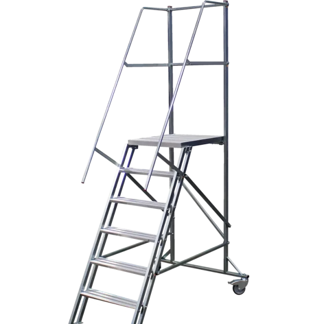 Skeppshultstegen 240-120-1 Arbetsplattform med räcke 1,2 meter