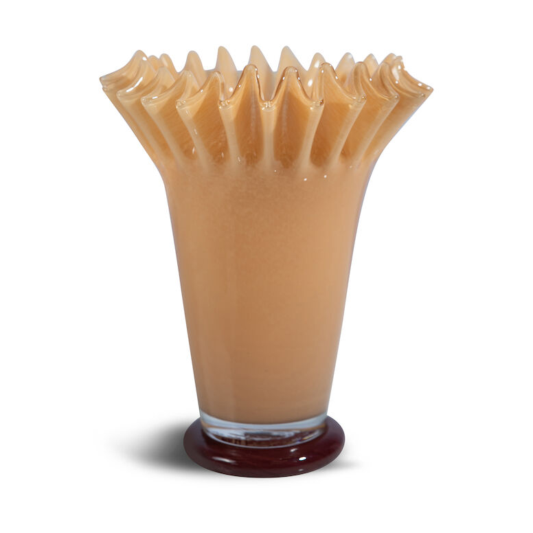 Lori vas 28 cm, Yellow-bordeaux