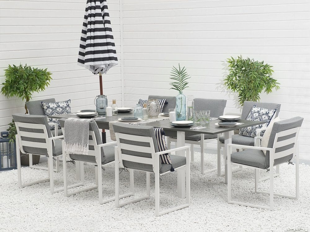 Pancole Trädgårdsmöbelset Med Utebord+8 Utestolar