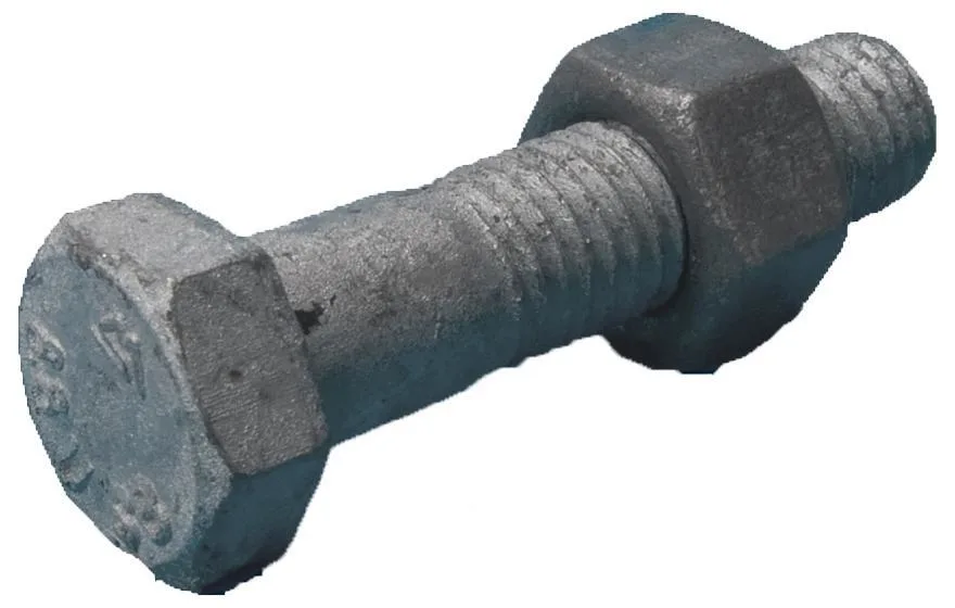 Z 1129124280 Stålbyggnadsskruv M24 delgängad, 8.8, FZV ISO 4014/4032 24 x 280 mm, 5-pack