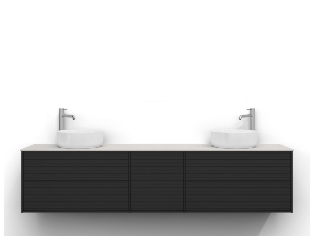EPOS SVEDBERGS TVÄTTSTÄLLSSKÅP 200SV.ASK 2+1+2L JAL, 2+1+2L PUSH 199X45X45CM
