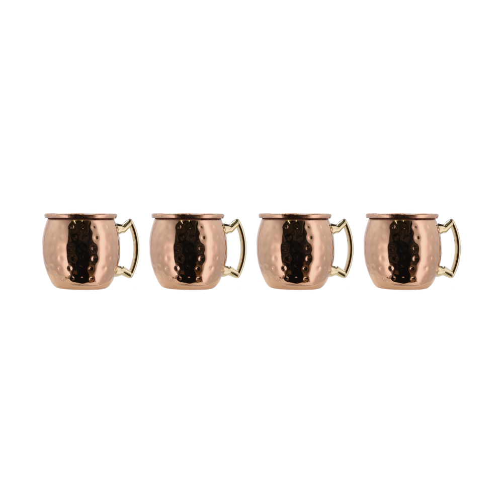 Moscow mule mini shotglas 8 cl 4-pack, Koppar