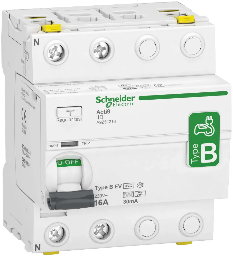 Schneider Electric Acti9 iID Jordfelsbrytare B-EV, 2-polig 25A, 30mA - Bild 2