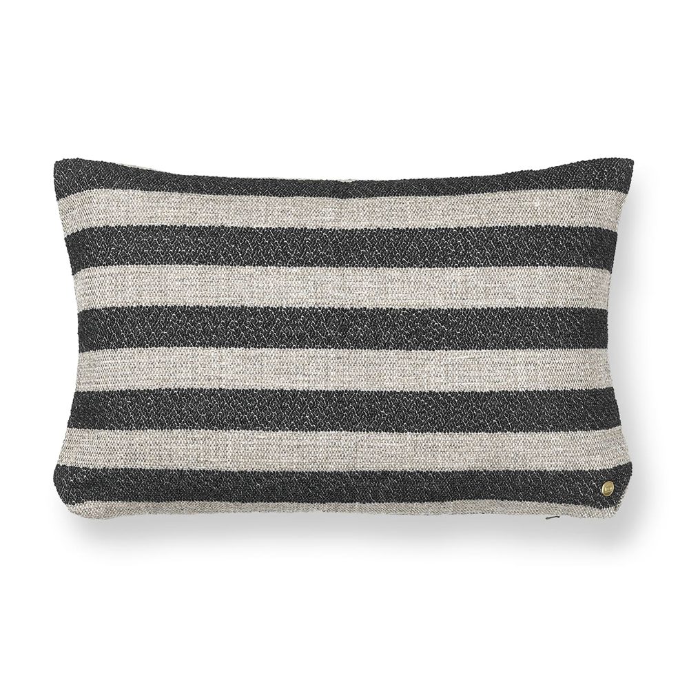 Clean kudde Louisiana 40x60 cm, Sand-black