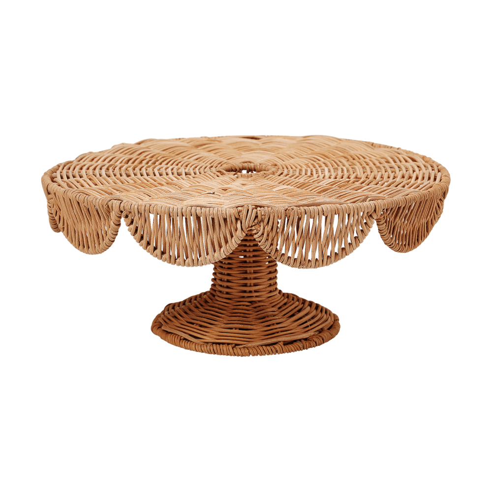 Scallop Cake serveringsfat, Natural, 30x12 cm