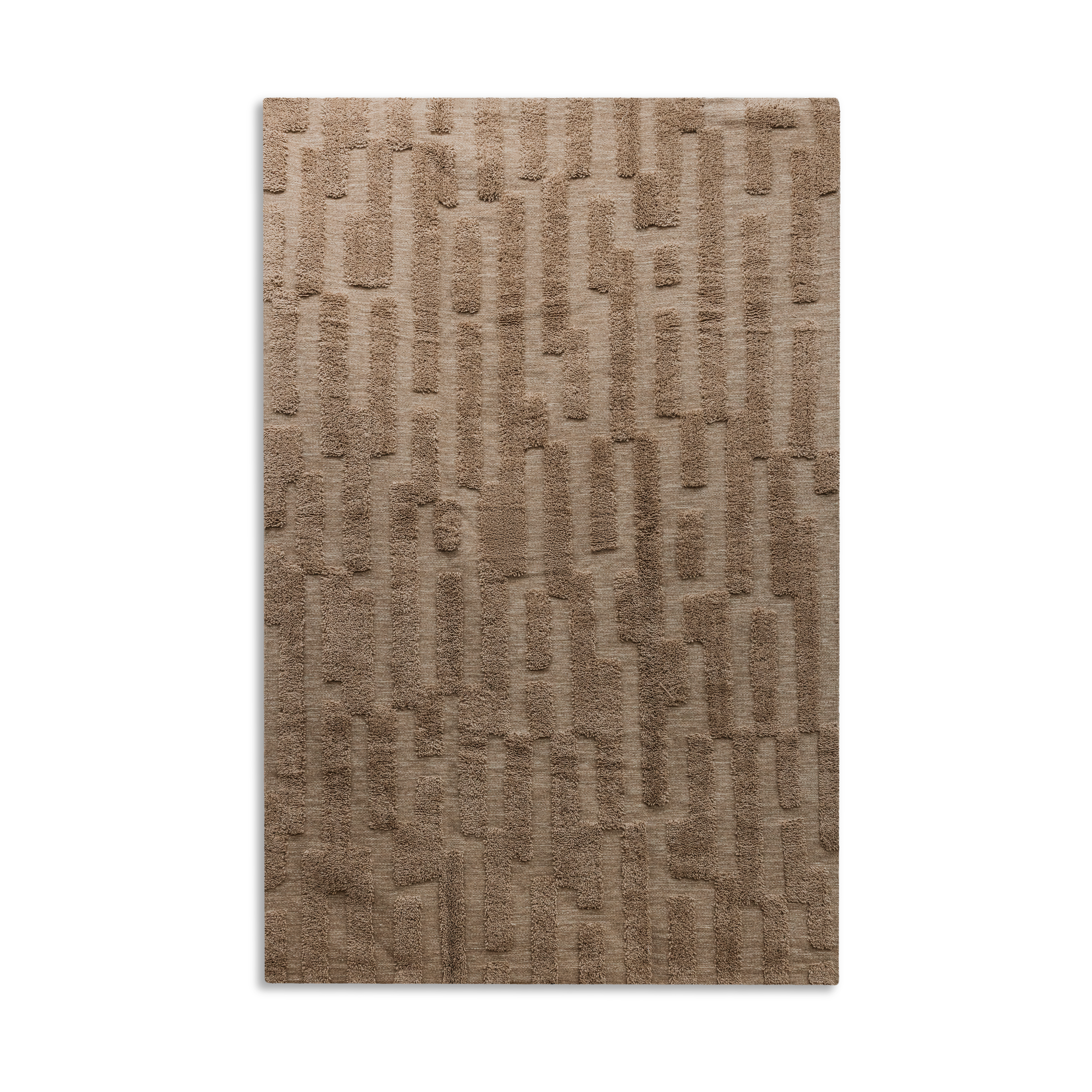 Bielke ullmatta 200x300 cm, Dark beige
