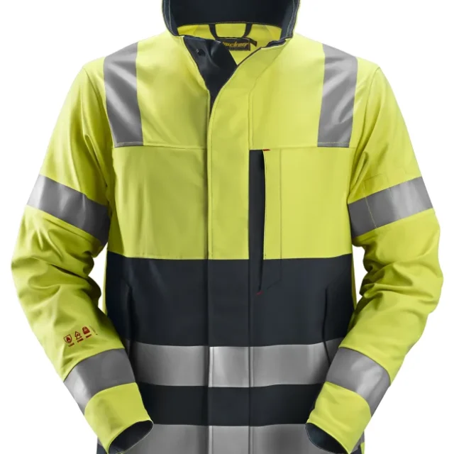 Snickers Workwear 1561 ProtecWork Jacka varsel, marinblå/gul L