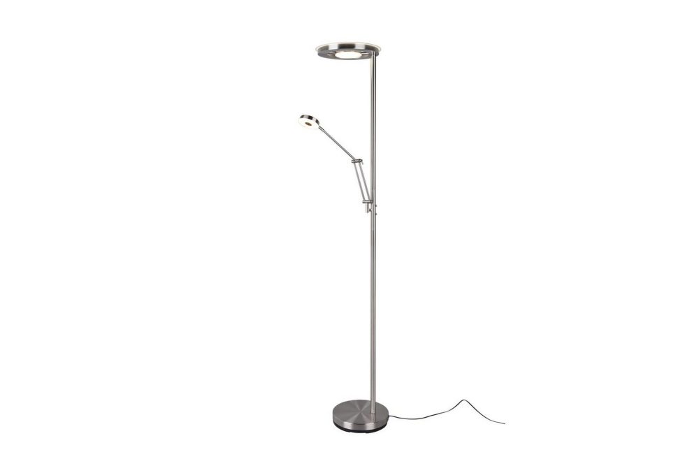 Golvlampa TRIO Barrie Borstad stål