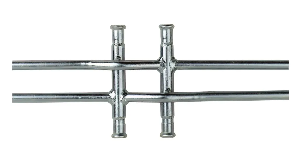 Geberit 1551062 Stamfördelare 60 c/c, elförzinkad 28 x 28 x 15 mm - Bild 2
