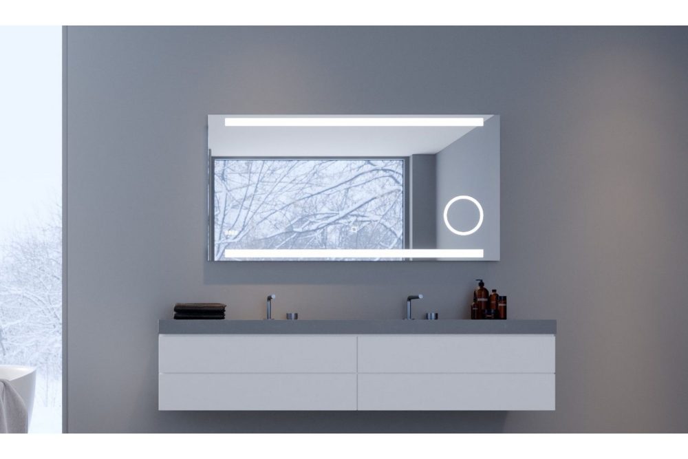 Kolerud Badrumsspegel 60 cm LED-belysning