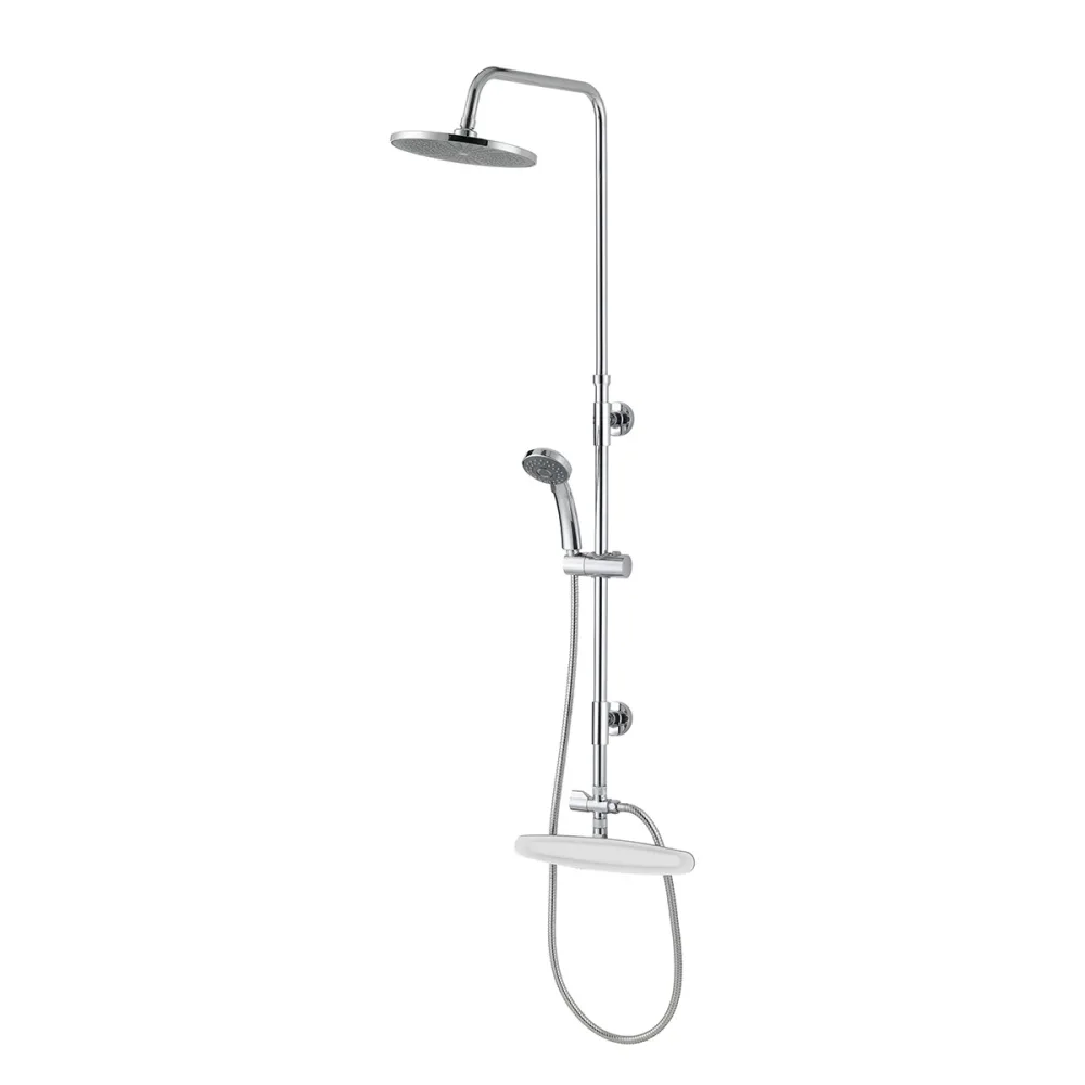 Takdusch Utan Blandare Spa Blank, Krom | Stuvbutiken