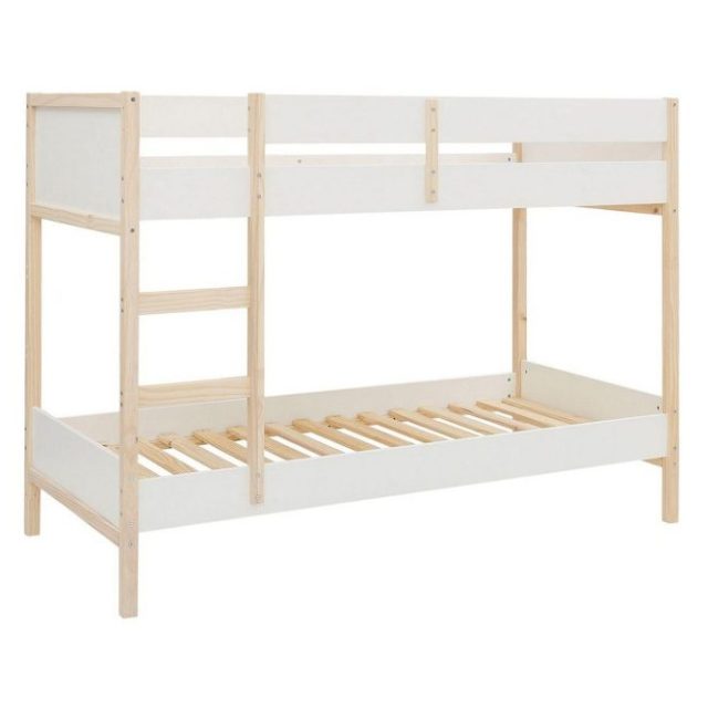 Våningssäng Square Line Vit, 150x205x96 cm