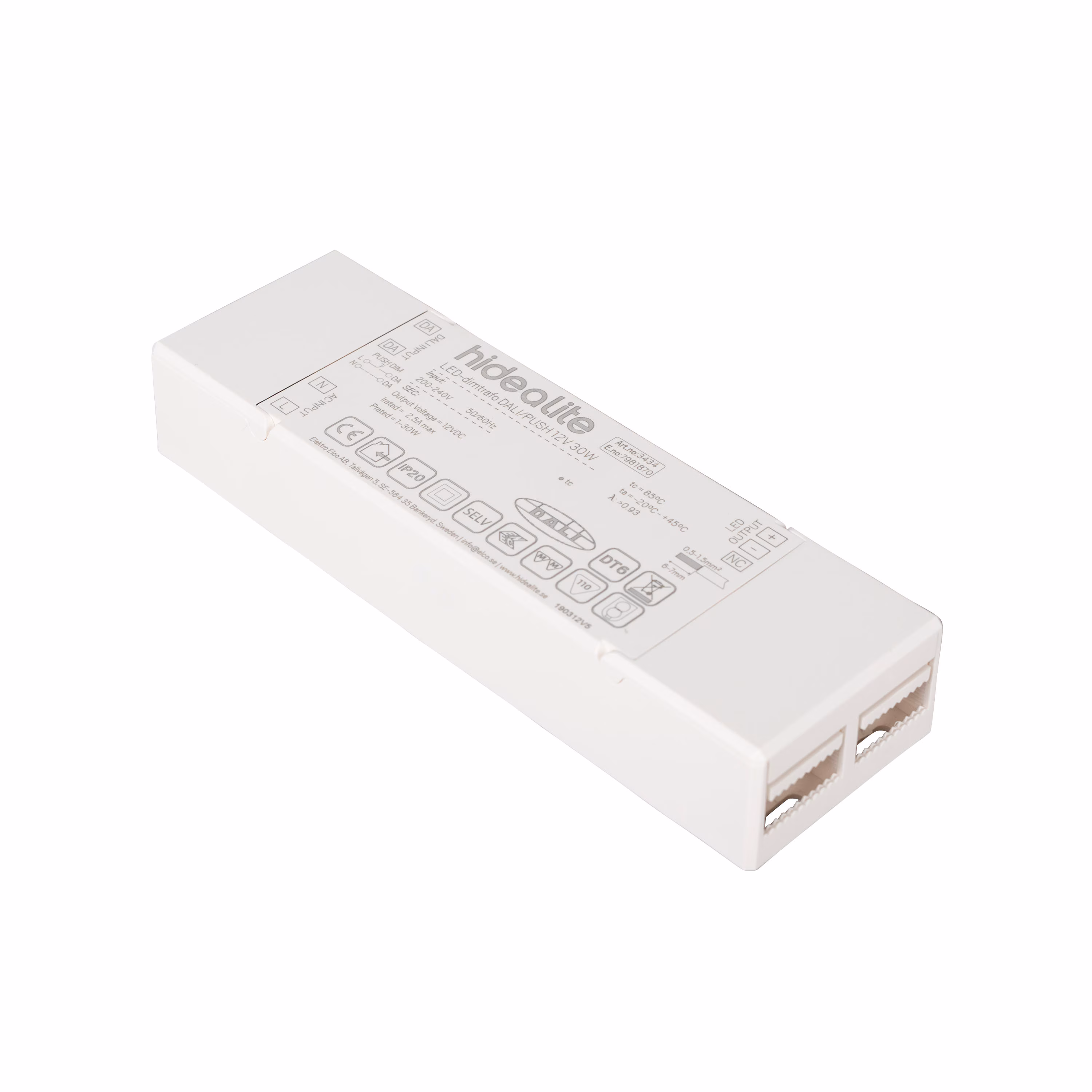 Kjøp Hide a lite LED-dimmertrafo DALI/PUSH, 12V, 30W