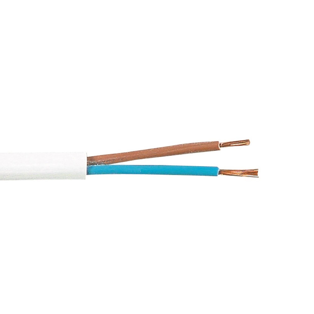 SKK (H03VV-F) 3G0.75mm², Vit, 100m, 300/300V, Malmbergs 0241912