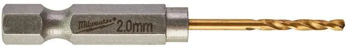 Milwaukee SHOCKWAVE Red Hex HSS-G TIN Metallborr 2-pack 2,5 mm