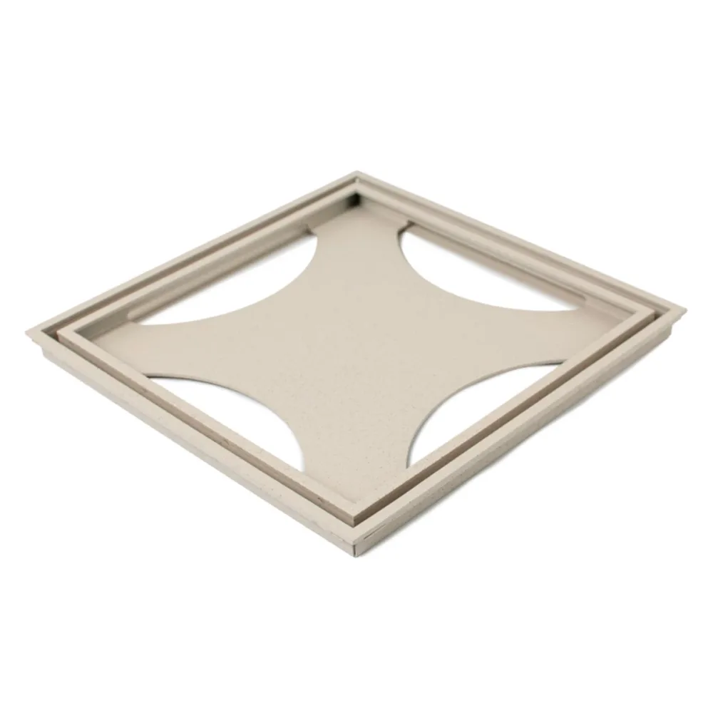 Golvbrunnssil Tile In Frame Sandsten, 200x200mm