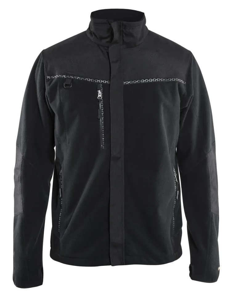 Blåkläder 4955-2524 Fleecejacka svart, vindtät 3XL