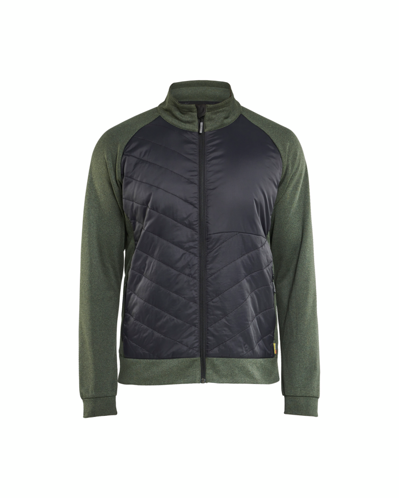 HYBRIDTRÖJA HÖSTGRÖN/SVART XXXL