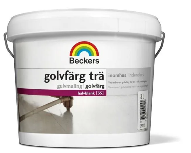 Beckers Trä Golvfärg halvblank Valfri kulör - Bild 2