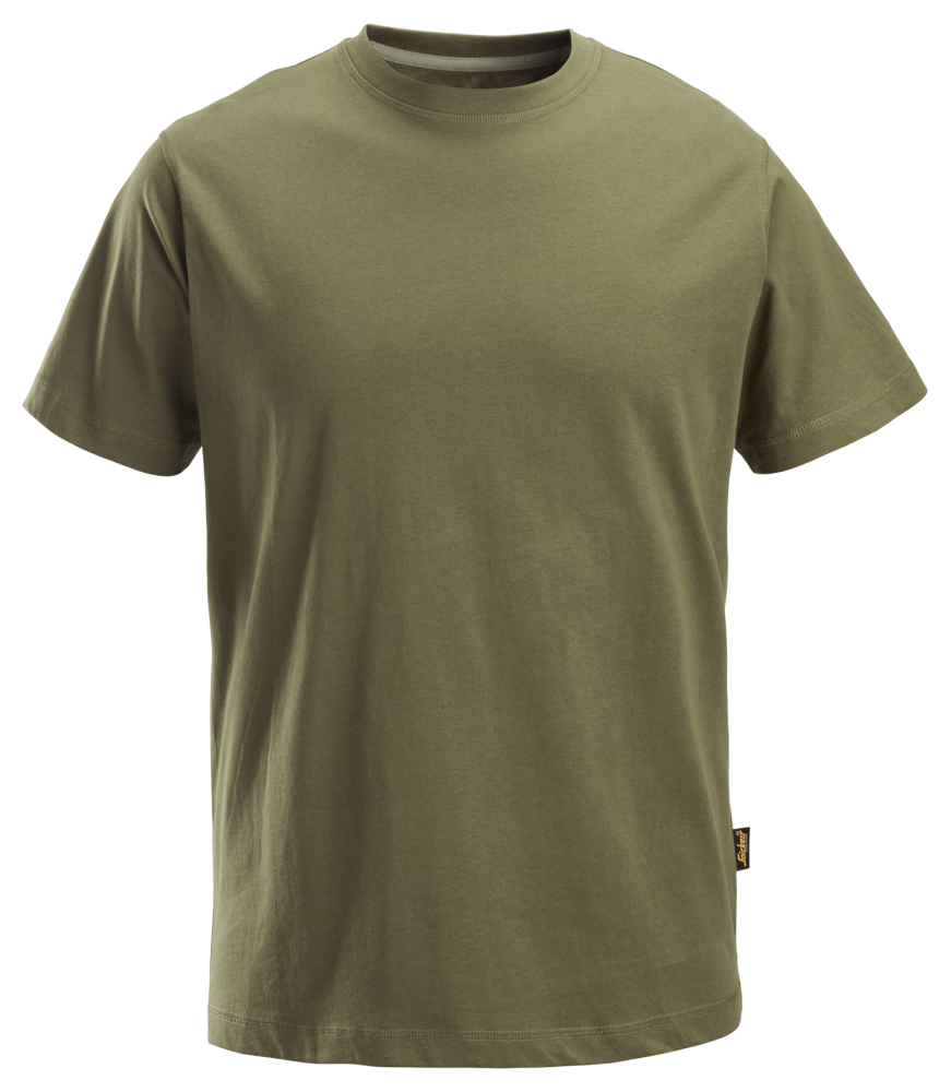 T-SHIRT SNICKERS WORKWEAR 2502 KHAKIGRÖN XXL