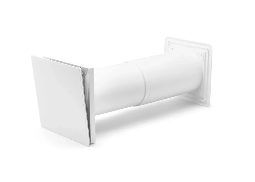 Fresh TL100DE T Friskluftsventil teleskopisk, Ø100 mm Svart - Bild 2