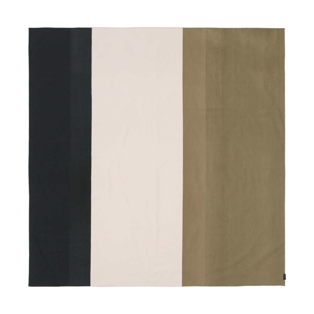 Hennika duk 140x140 cm, Pink-charcoal-sand