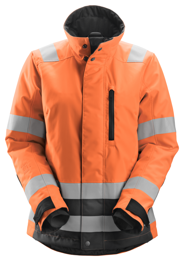 DAMJACKA SNICKERS WORKWEAR 37.5 HV KL2/3, ORANGE/SVART STL XXL R