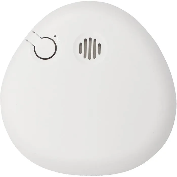 Housegard Pebble SA700 Brandvarnare optisk, design, testknapp