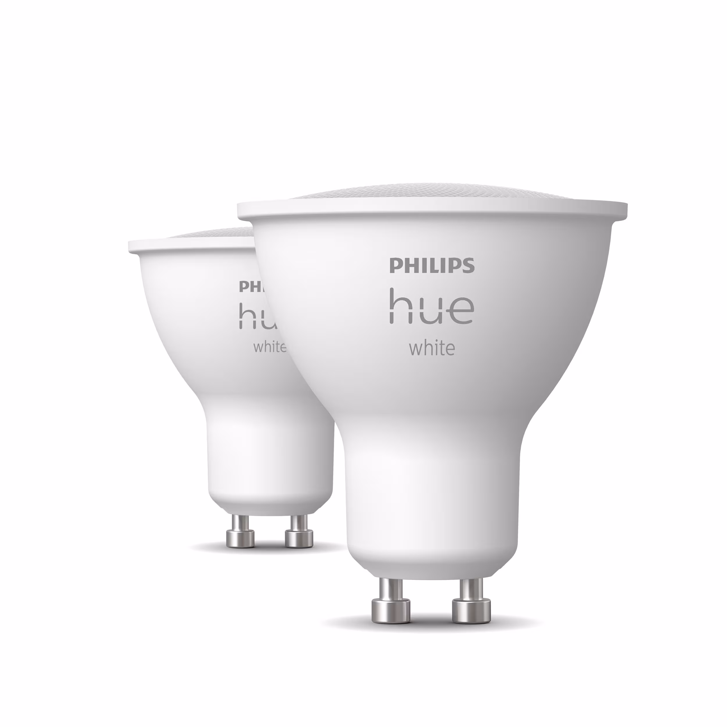 Kjøp Philips Hue LED-lampe HUE, W, GU10, 4,2W, 2-pakning