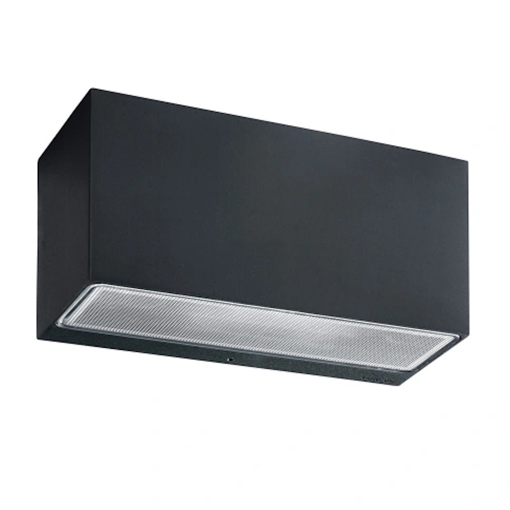 Väggarmatur Asker Upp Och Nedljus Svart LED 8,5W 220-240V IP65 Norlys 1720B