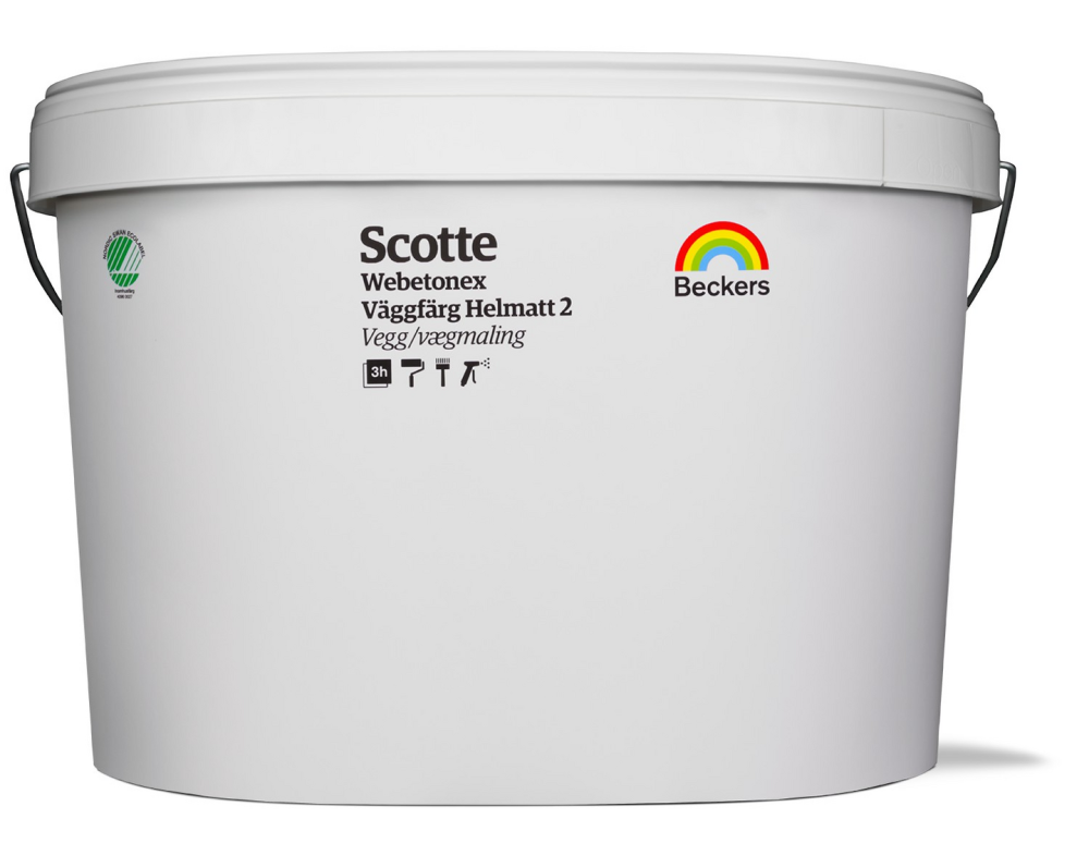 VÄGGFÄRG SCOTTE WEBETONEX VIT 10L