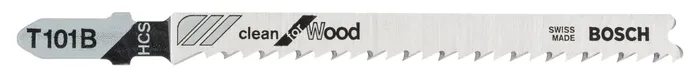 Sticksågblad Bosch Power Tools T 101 B Clean for Wood 5-pack