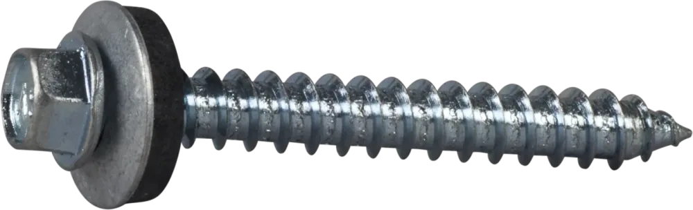 ESSVE 63038 Byggskruv med bricka, sexkant, FZB, Ø6,5 mm Ø6,5 x 64 mm, 100-pack - Bild 2