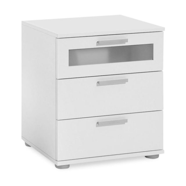 Polyxo Sängbord 45 cm med Förvaring 3 Lådor