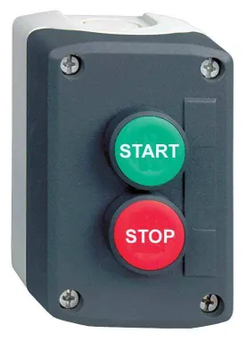 Schneider Electric XALD213 Tryckknappslåda Start/stop, komplett I-knapp och O-knapp - Bild 2
