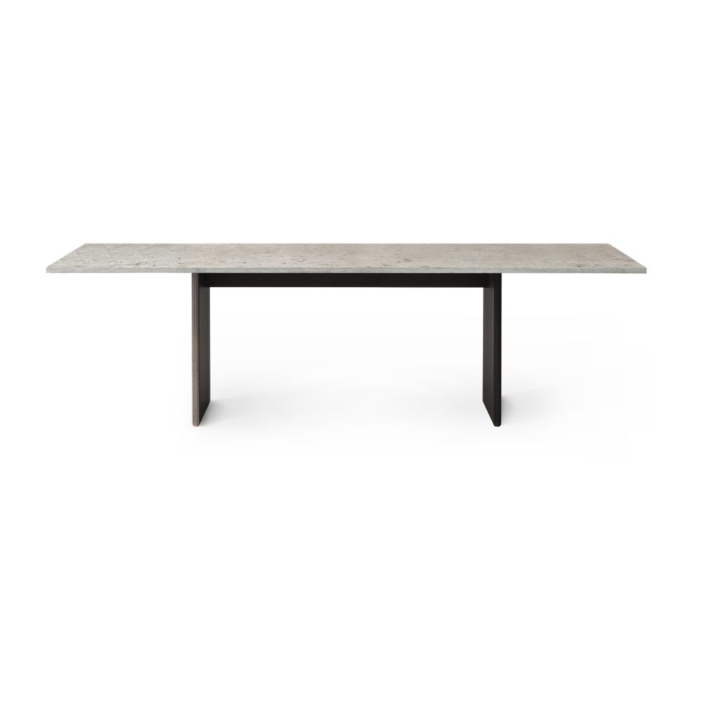 Vipp496 Cabin matbord 250x100x72,5 cm, Stone top-dark oak