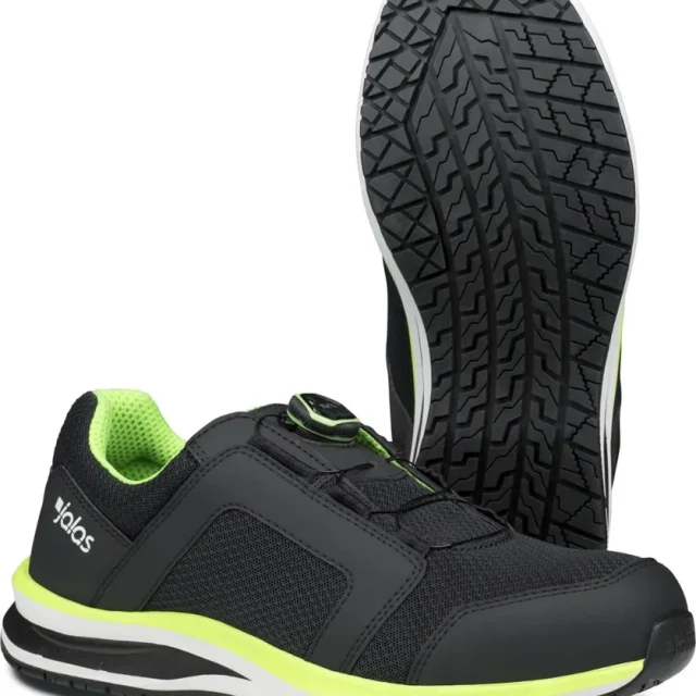 Jalas TEMPUS 5668 Skyddssko S1P, BOA, ESD, svart/gul 37