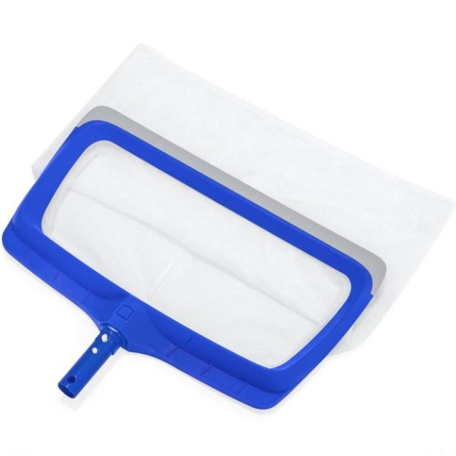 Flowclear AquaRake Pool Leaf Skimmer Rund 3 cm Blå